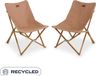 NOMAD® 2x Lounge Campingstoel Mando (set) | Beige