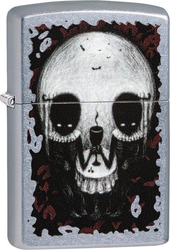 Zippo Aansteker Optical Illusion Skull