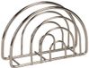 Merkloos Servettenhouder Metaal Zilver 13 x 9 cm Waaiervorm Tafeldecoratie