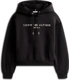Tommy Hilfiger Sweat à capuche Femme Coton/Polyester Bleu/Rouge/Noir/Blanc
