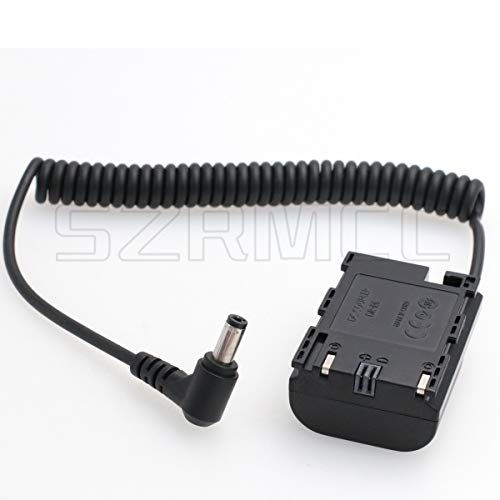 SZRMCC DC 2.5 Plug naar DR E6 (LP E6) Dummy Batterij voor Canon 60D 70D 80D Camera SmallHD 501 502 702 Monitor