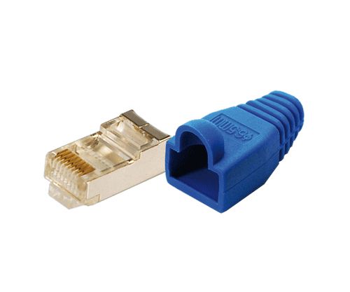 LogiLink MP0014 - RJ-45 Connectors - 100 Pieces - Blue