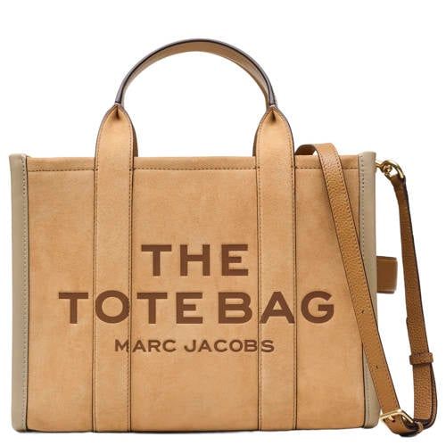 Marc Jacobs leren handtas The Medium Tote lichtbruin