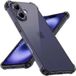 Techsuit Hoesje geschikt voor Apple iPhone 16 - Shockproof Silicone Back Cover - Zwart