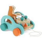 Rex London Jeux d'éveil à tirer en bois Drumming Bear