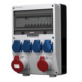 Stroomverdeler MENNEKES Stroomverdeler 32A 16A 4x230V pTD-S/FI 4869