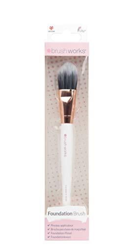 Brushworks Foundation Brush White & Gold kwast, 100 g