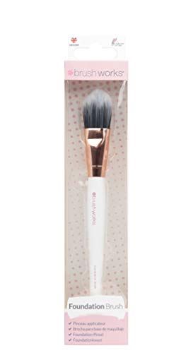 Brushworks Foundation Brush White & Gold kwast - 5060455146246