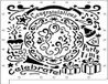 Fiskars ScrapBoss Language Arts 101 Stencil (12-6610), Letters