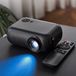 MikaMax Smart Mini Projector - Compacte 100" Beamer met Wifi, HDMI, 1080P, 1800 ANSI Lumen