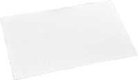 Kesper placemats/onderleggers - wit - 29 x 43 cm - kunststof - geweven