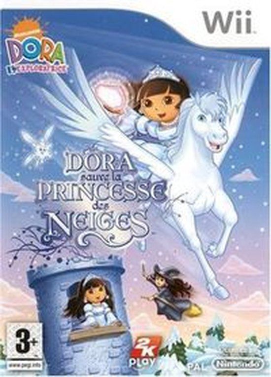 Merkloos Dora Saves the Snow Princess-Frans (Wii) Gebruikt