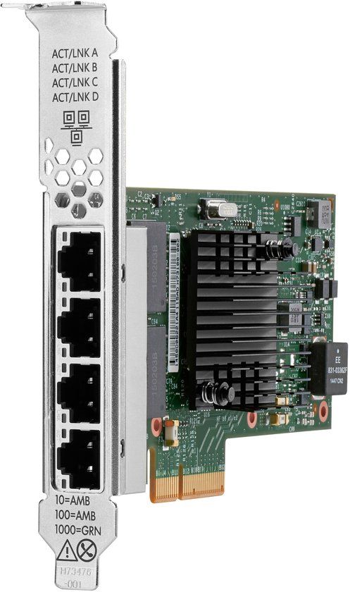 HPE Ethernet 1Gb 4-port BASE-T I350-T4 Intern 1000 Mbit/s
