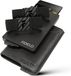 FIDELO portemonnee homme, cuir gris, compartiment pour cartes, clip, blocage RFID