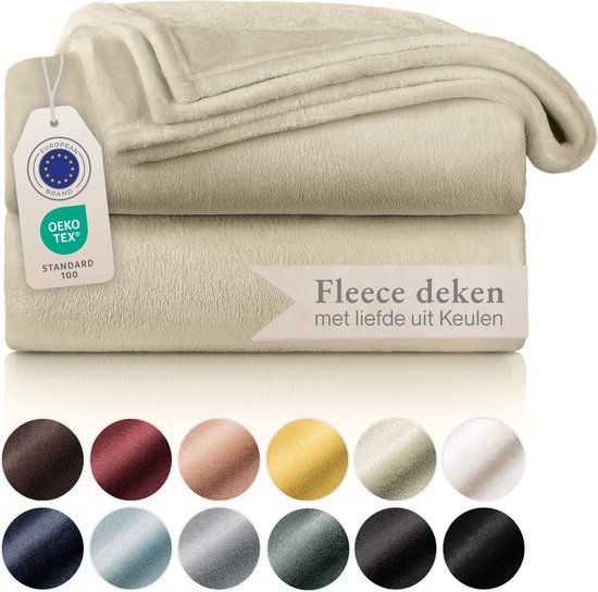 Blumtal Fleece Deken 150x200 cm - Zand