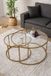 Asir Table basse Or 80 x 80 x 45 cm