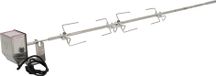 BBQ-Toro grill- en spiedsset voor uw Weber Genesis II van de 400- en 600-serie, inclusief draaispit