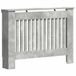 VidaXL Radiatorafdekking betongrijs 112 x 19 x 81,5 cm bewerkt hout