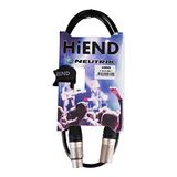 XLR-XLR kabel met Neutrik, 1 m