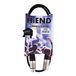XLR-XLR kabel met Neutrik, 1 m