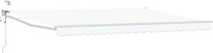 vidaXL Parasol extérieur électrique blanc 4 x 3 m