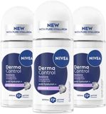 NIVEA Deodorant Roller Derma Control Restore - 3 x 50 ml