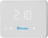 Finder 1C.91.9.003.0W07 Kamerthermostaat Montagewijze: Opbouw (op muur) Weekprogramma 1 stuk(s) Wit