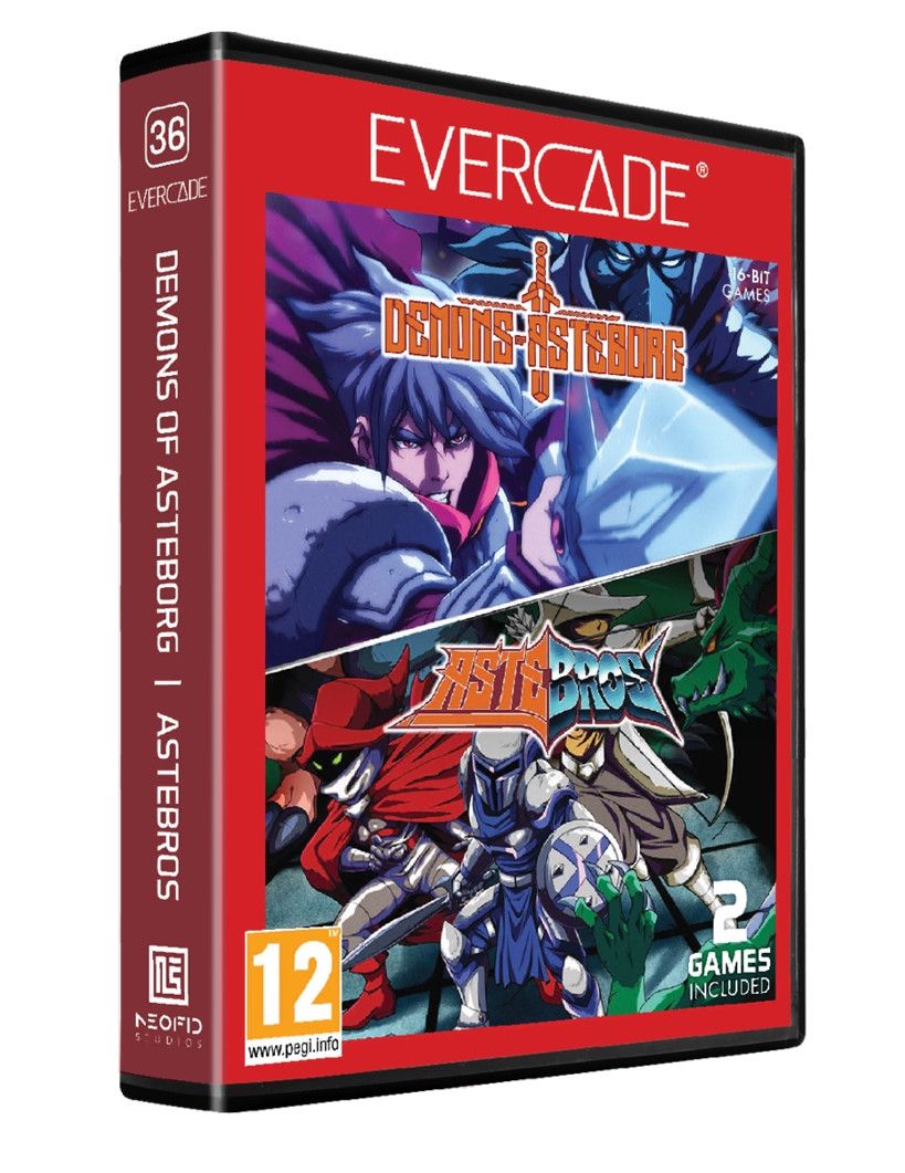 Evercade Demons of Asteborg & Astebros - Cartridge 1