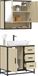 Maison Exclusive - Ensemble de salle de bain, 2 pièces, placage chêne Sonoma