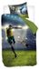 Dekbedovertrek pour fans de football - 140 x 200/220 cm avec taie d'oreiller