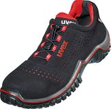 Uvex Motion Style ESD werkschoen - S1P - zwart/rood - Maat 42