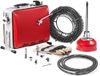 VEVOR Elektrische Afvoerontstopper, 390W, 1400 Tpm, Afvoerontstopper, 12mx16mm en 8mx9,5mm Veerkabel, 4,5mx16mm Flexibele Veer, 6 Snijmessen, voor Buizen met Een Diameter van 50-110mm