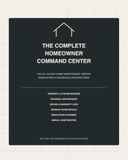 The Complete Homeowner Command Center: The All-in-One Home Maintenance, Repair, Renovation & Household Record Book