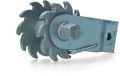 ZoneGuard Draadspanner met tandrad Aluminium/Metaal 120 cm