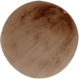 LABEL51 Indy Tapis - Marron - Polyester - 200x200 cm - Rond