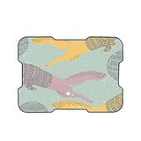 Bonamaison, Digitaal bedrukte muismat, antislip onderkant, voor kantoor en thuis, afmetingen: 22x18 cm