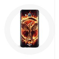 Maniacase Etui voor Samsung Galaxy J7 2016 Hongerspelen Film Logo