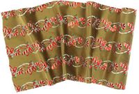 Unique Living Decofabric Candy cane 28x300 cm gold