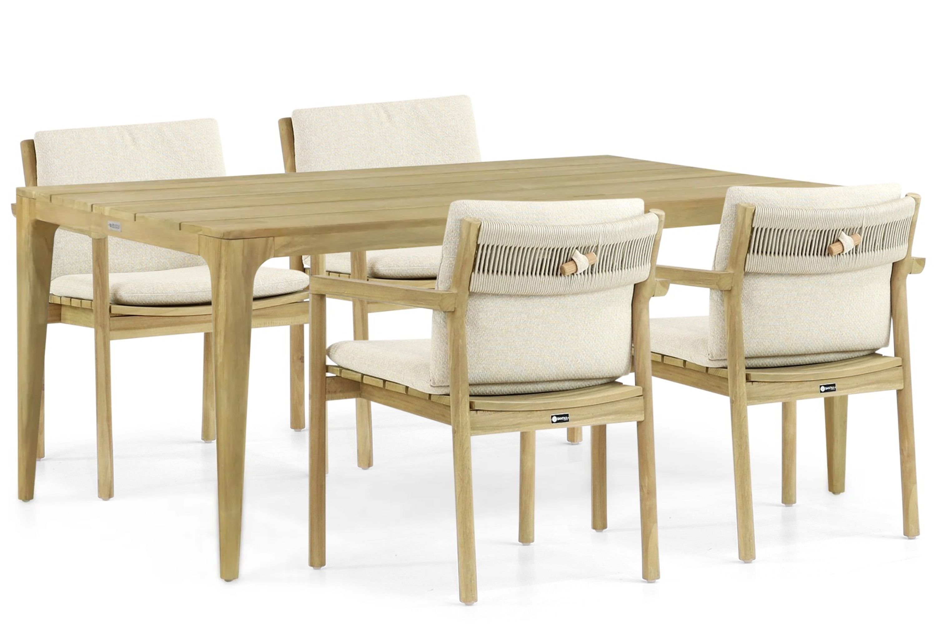 Santika Furniture Santika Suka/Sentis 180 cm dining tuinset 5-delig