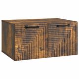 vidaXL Wandmontage TV-kast Gerookt eiken 59,5 x 41 x 30 cm
