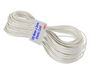 HIMRY KX_TKB5090-wit rubberen koord spoel elastisch koord, polyester, wit, 3 mm x 100 meter