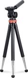 Hama Traveller Pro Statief Zwart, Rood Aluminium 106 cm