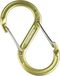 Munkees Karabijnhaak S-shape Draadsluiting 6 X 60 Mm Goud