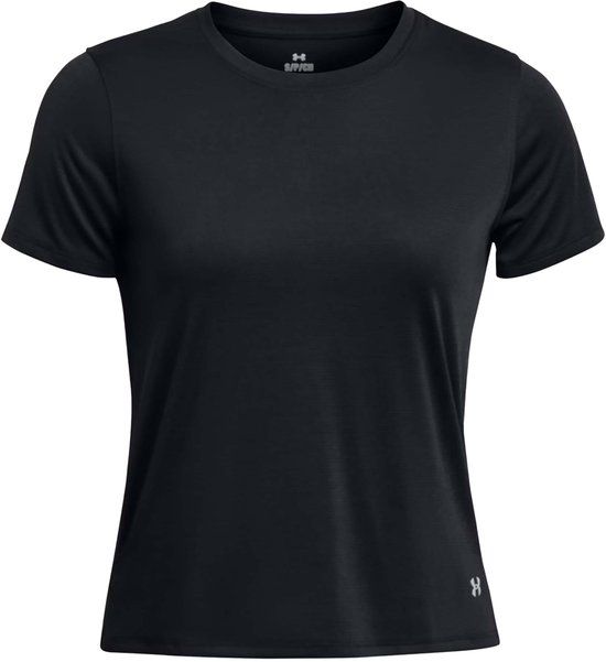 Under Armour UA Launch Shortsleeve Dames Sportshirt - Zwart