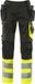 Mascot Pantalon Safe Supreme avec poches holster 17531-860 - Noir/jaune haute visibilité - C48