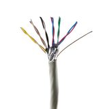 Telefoonkabel SeKi Ronde telefoonkabel 6 x 2 x 0,6 mm J-Y(ST) Y 50 m voor inbouwmontage, 12-aderige telecommunicatie-installatiekabel
