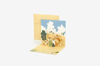 Dailylike Shiba pop-up kaart, 11 x 11 cm, inclusief envelop 11,7 x 11,7 cm