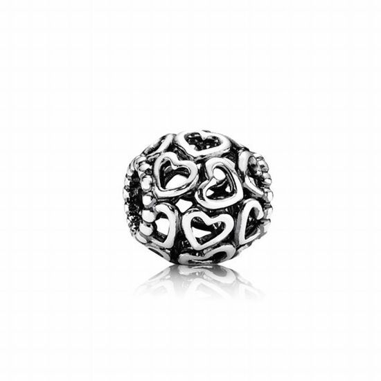 PANDORA - Bedel - Moments - Kleine Hartjes - Zilveren bedel
