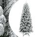 VidaXL Kunstkerstboom Groen/Wit PVC/Metaal 120 cm