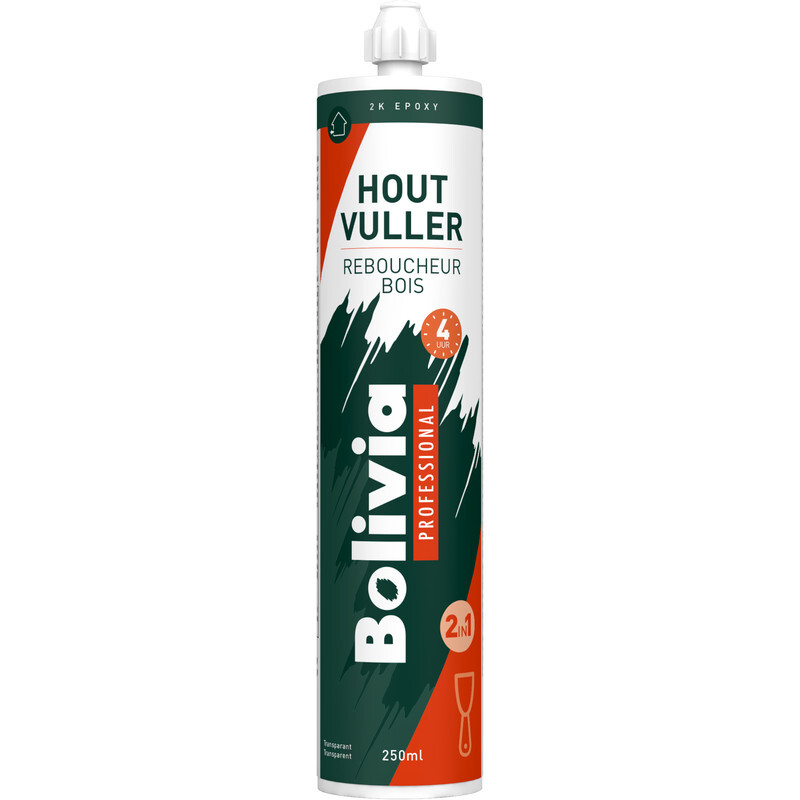 Bolivia Houtvuller Epoxy 2K 4 Uur 2 in 1 Koker - 250 Ml